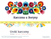 Tablet Screenshot of karczmauboryny.com